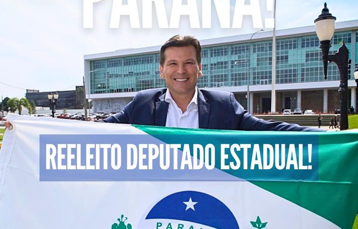 Paulo Gomes do PL é reeleito deputado estadual pelo Paraná