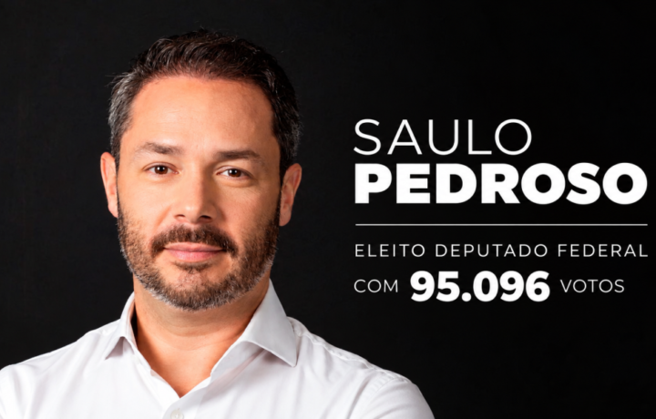 Saulo Pedroso é reeleito deputado federal por São Paulo